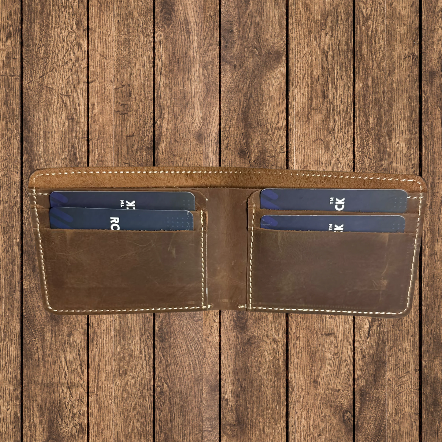Light - Slim Bifold leather wallets