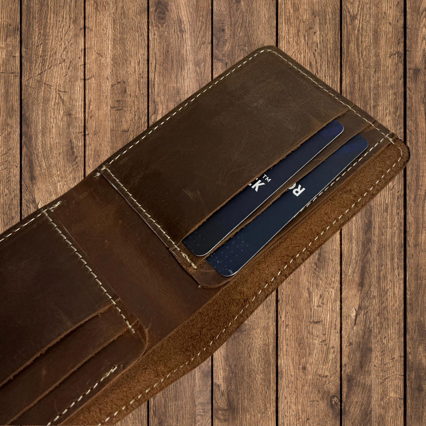 Light - Slim Bifold leather wallets