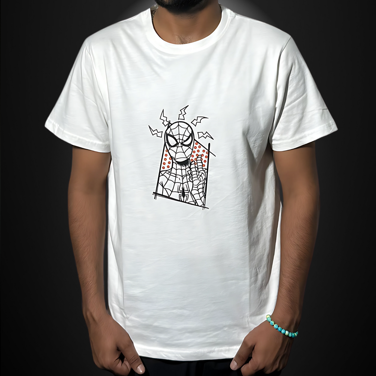 SPIDER MAN PRINTED T-SHIRT -REGULAR