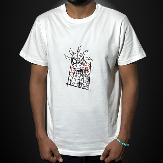 SPIDER MAN PRINTED T-SHIRT -REGULAR