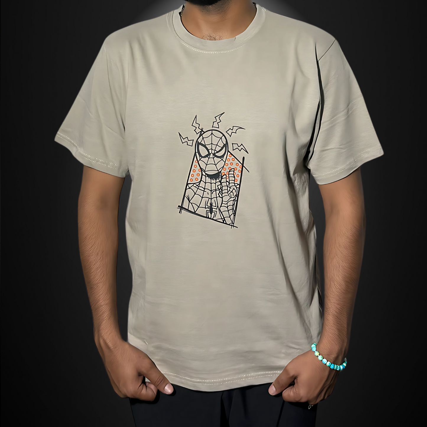 SPIDER MAN PRINTED T-SHIRT -REGULAR