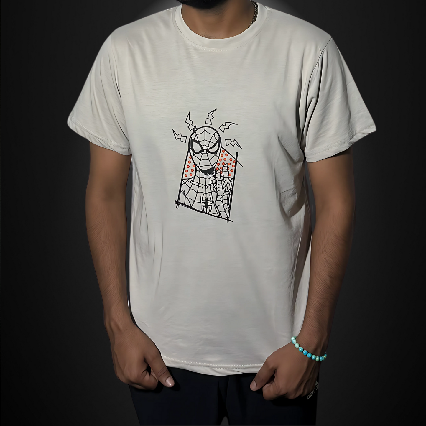 SPIDER MAN PRINTED T-SHIRT -REGULAR