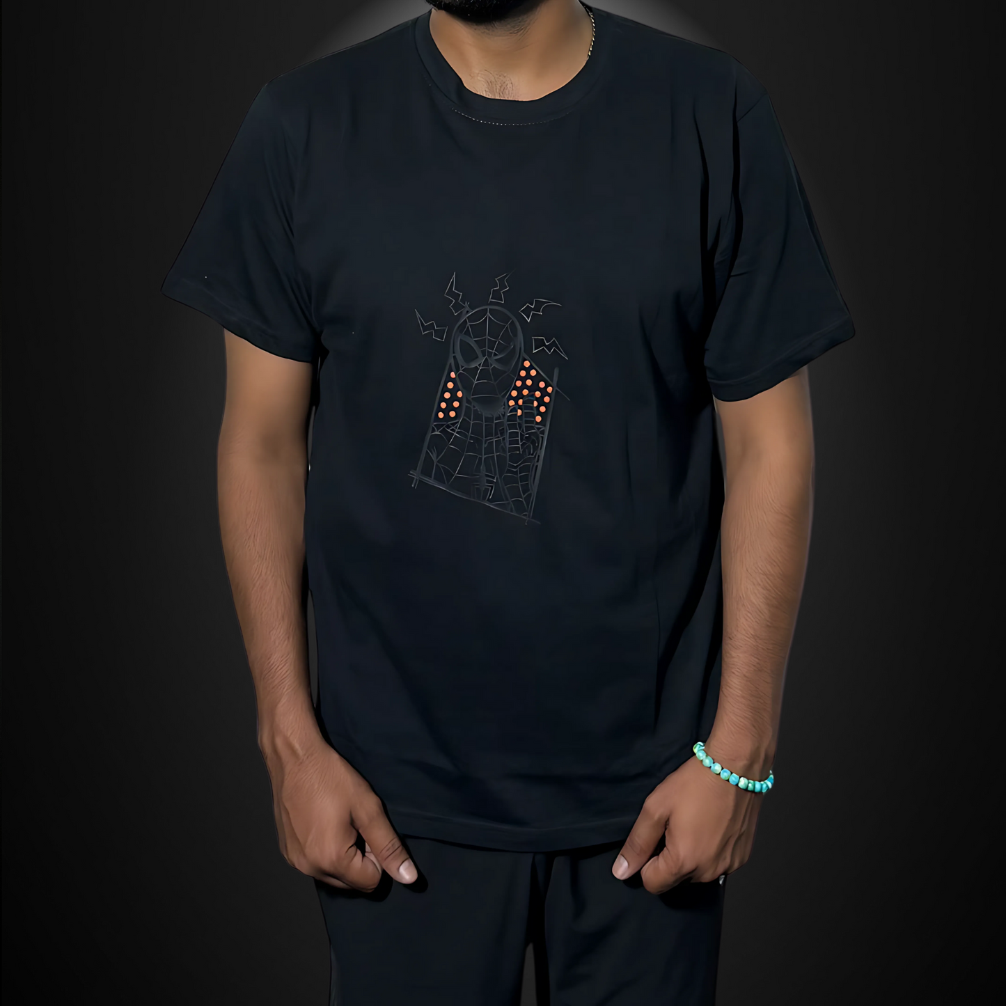 SPIDER MAN PRINTED T-SHIRT -REGULAR