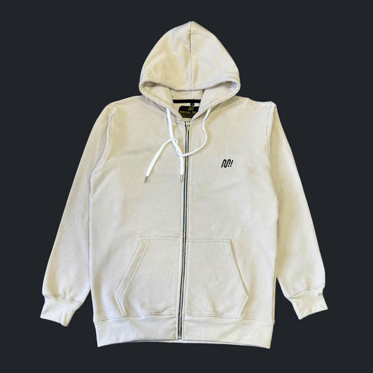 unisex drop shoulder zipper hoodies